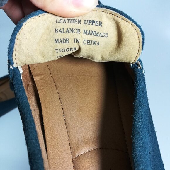 Alfani Blue Leather Driving Moccasins Size 7 main image 10